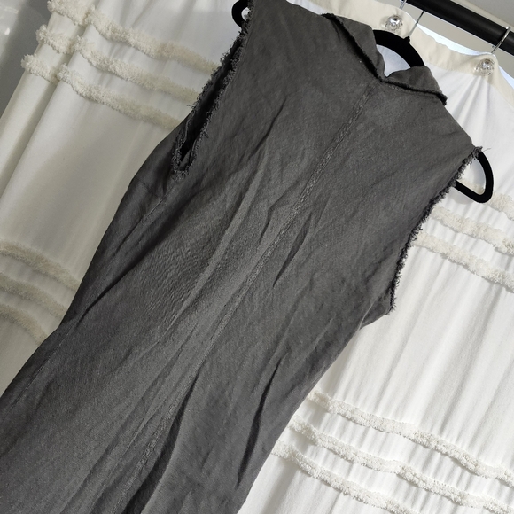 BNWT Linen Zara Gray Sleeveless Maxi Dress. **FIRM ON PRICE** - Picture 10 of 16